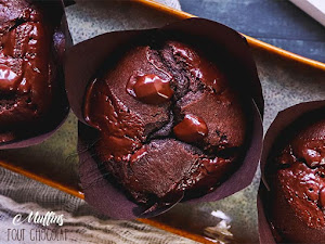 Muffins au chocolat hyper moelleux