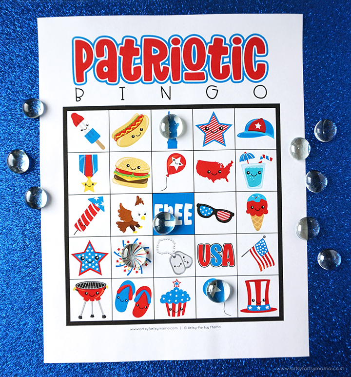 Free Printable 4th Of July Patriotic Bingo Artsy fartsy Mama Free Printable 4th Of July Patriotic Bingo Artsy fartsy Mama