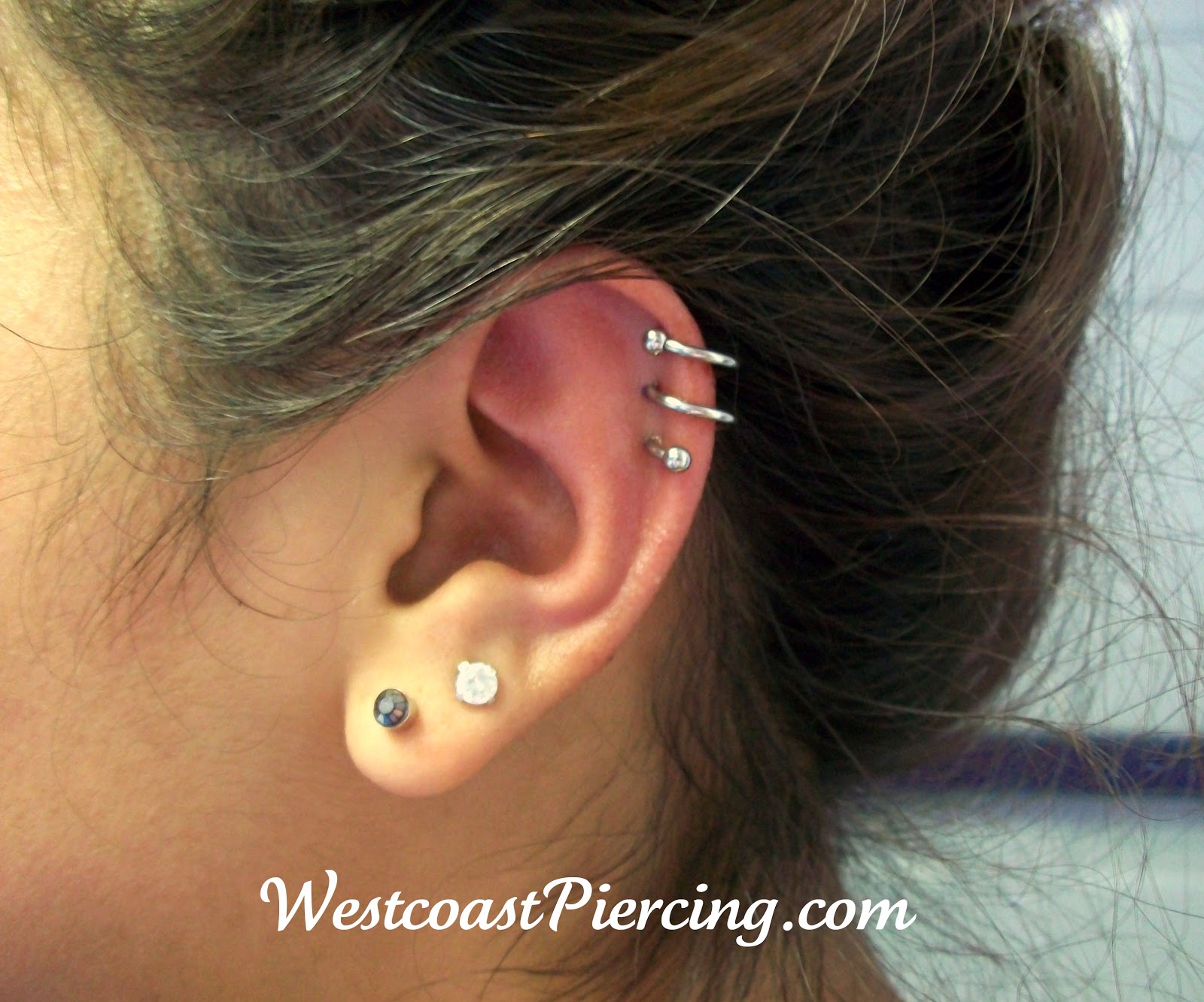 Double Spiral Piercing