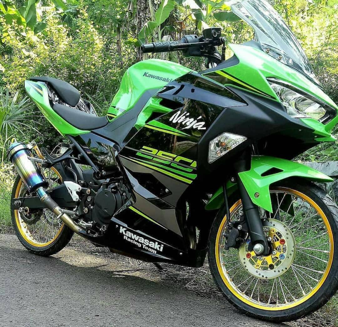 Modifikasi Kawasaki Ninja Keren Untuk Kamu Yang Suka Berekspresi