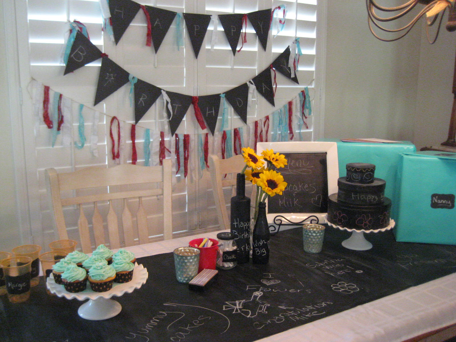 Creative Party Ideas by Cheryl: Chalkboard Party