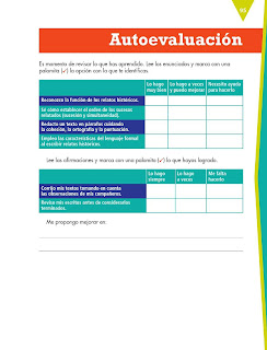 Apoyo Primaria Español 6to Grado Bloque III Lección 7 Escribir un relato histórico para el acervo de la Biblioteca de Aula