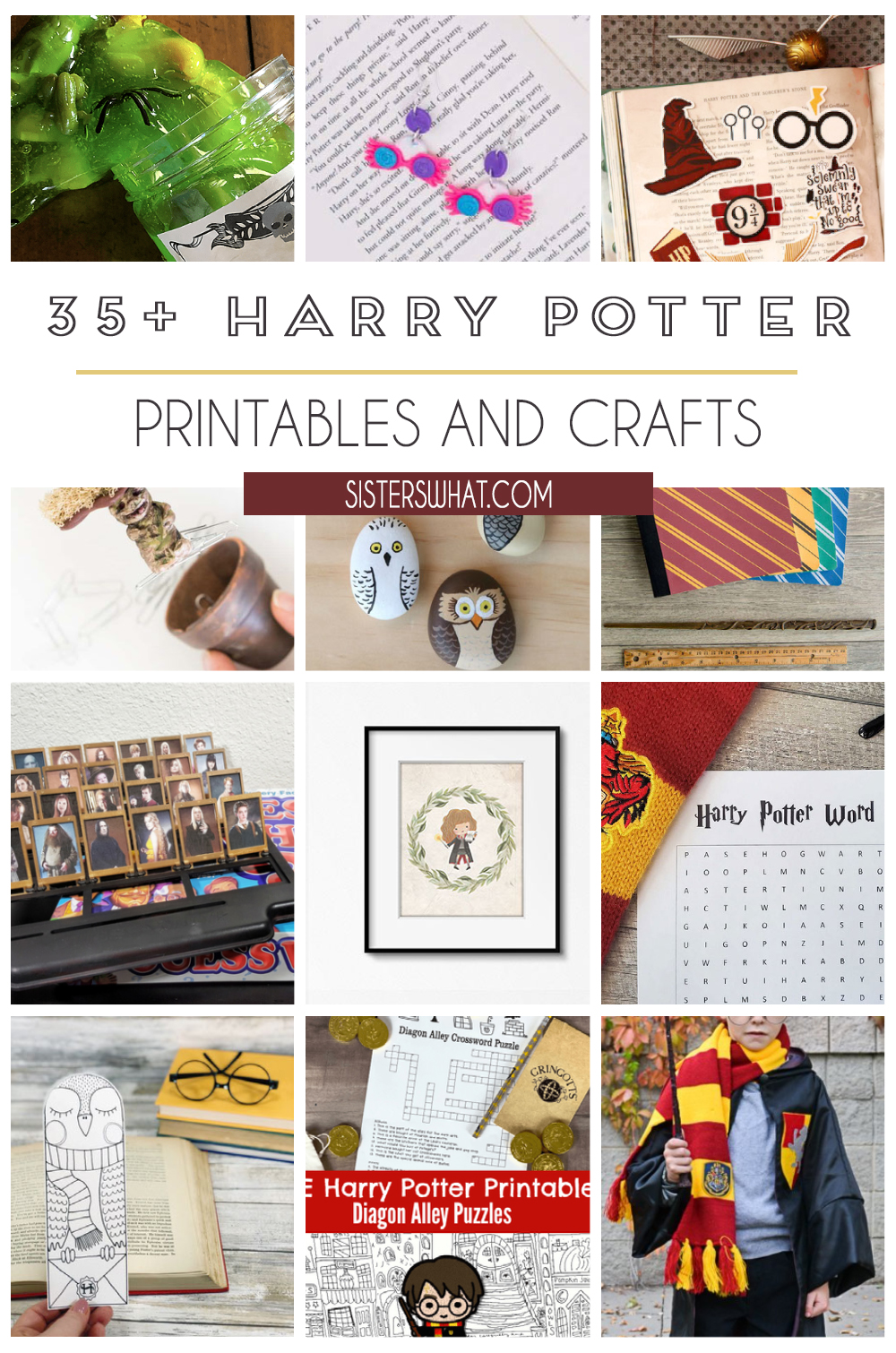 Fun Harry Potter Crafts  Harry potter crafts, Harry potter decor, Harry  potter art projects