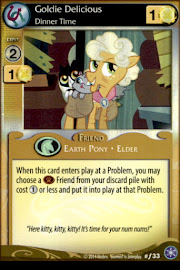 My Little Pony Goldie Delicious, Dinner Time The Crystal Games CCG Card