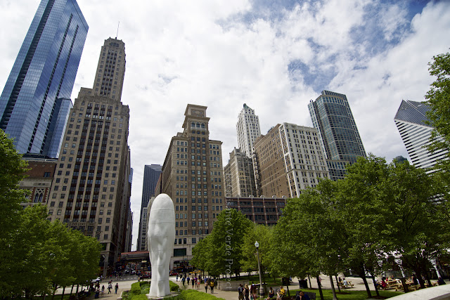 Michican Ave. y Madison St, Awilda en Chicago - Plensa por El Guisante Verde Project