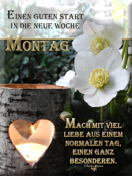 Komm Gut In Die Neue Woche Seelchen Karten und Collagen : MONTAG / Einen guten Start in die neue