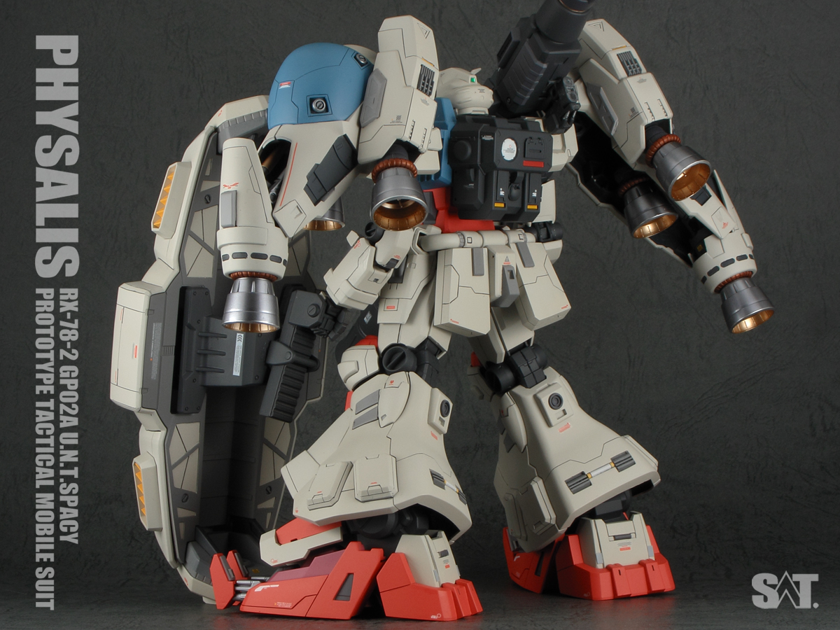 日曜タイムセール　HG 塗装改修　GP02A サイサリス　塗装済み完成品 日曜タイムセール HG 塗装改修 GP02A サイサリス 塗装済み完成品
