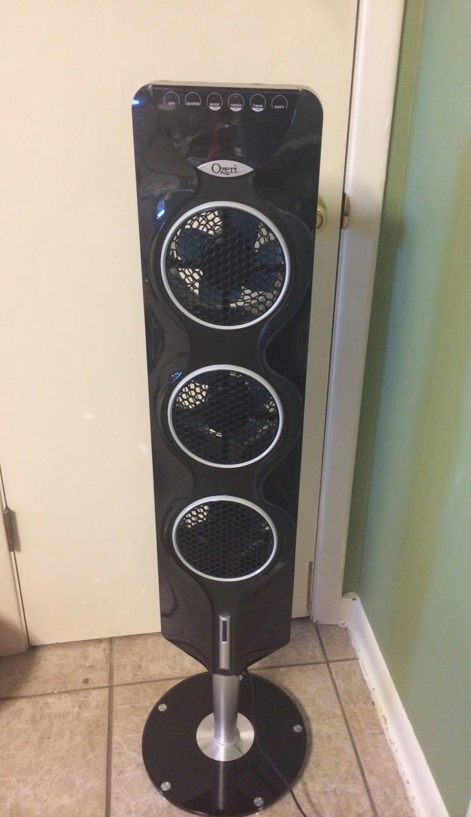 Always Blabbing Ozeri 3x Tower Fan (44") with Passive Noise Reduction Technology