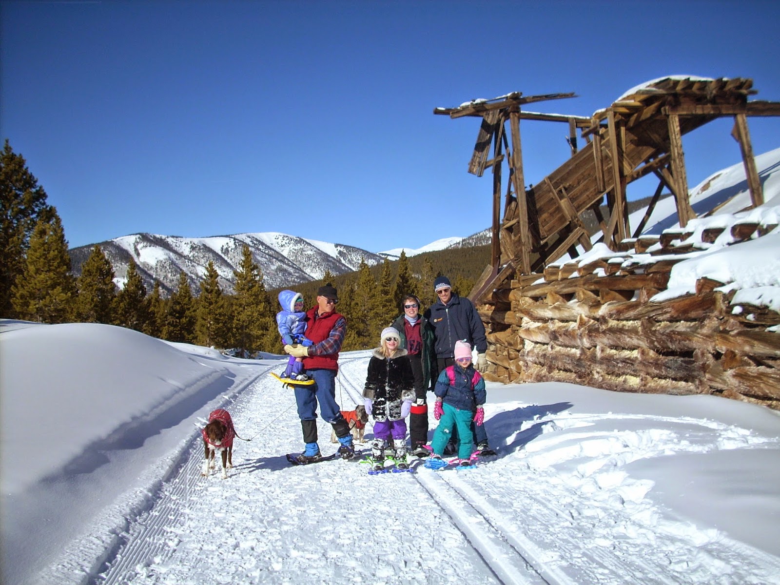 Explore Colorado Snowshoeing the Leadville Mineral Belt Trail Snow