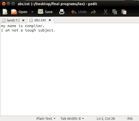 Curly-Code: Lex Program to Count the Number of Lines and Characters in ...