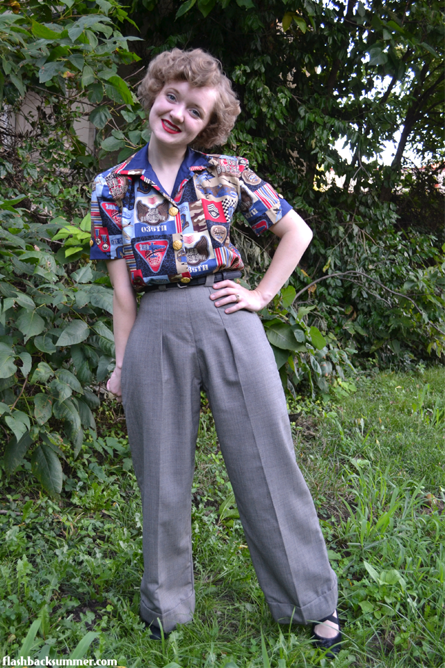 Flashback Summer: 1930s Wearing History Smooth Sailing Trousers