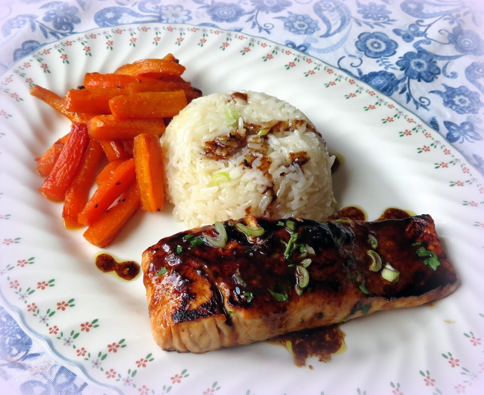 PanSeared Salmon with a Sweet & Spicy Asian Glaze The English Kitchen