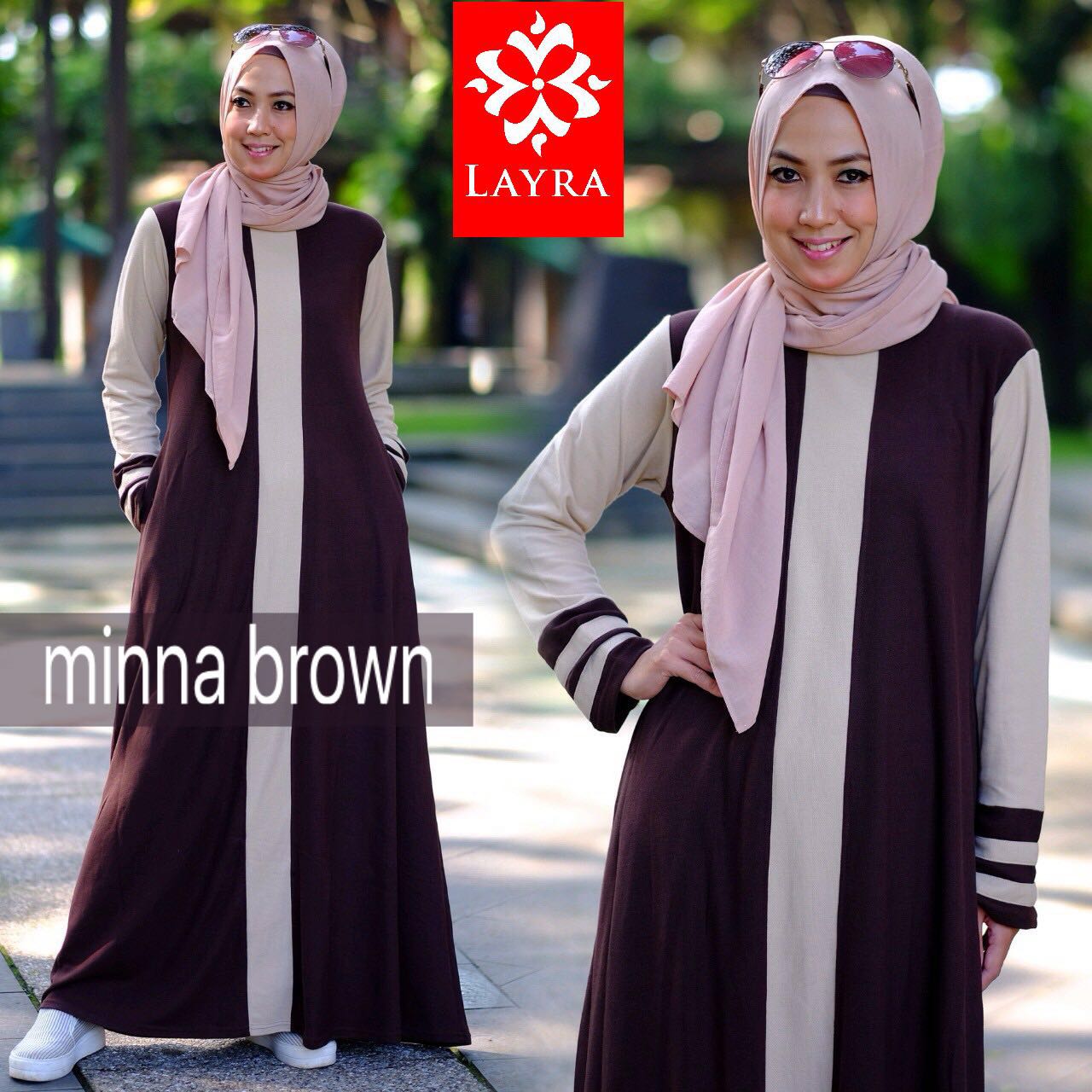  Jual Baju Hijab Casual Online Minna Dress By Layra