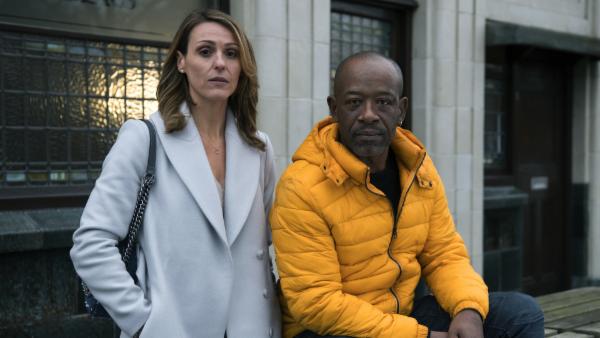 Save Me, Sky. Poster of Lennie James and Suranne Jones