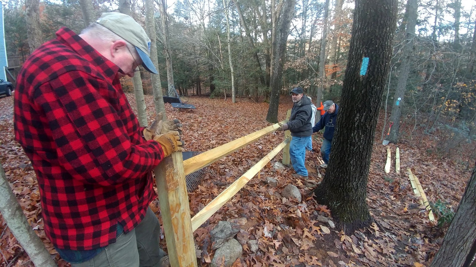 Shelton Trails Committee Paugussett Work Party Thoreau Drive