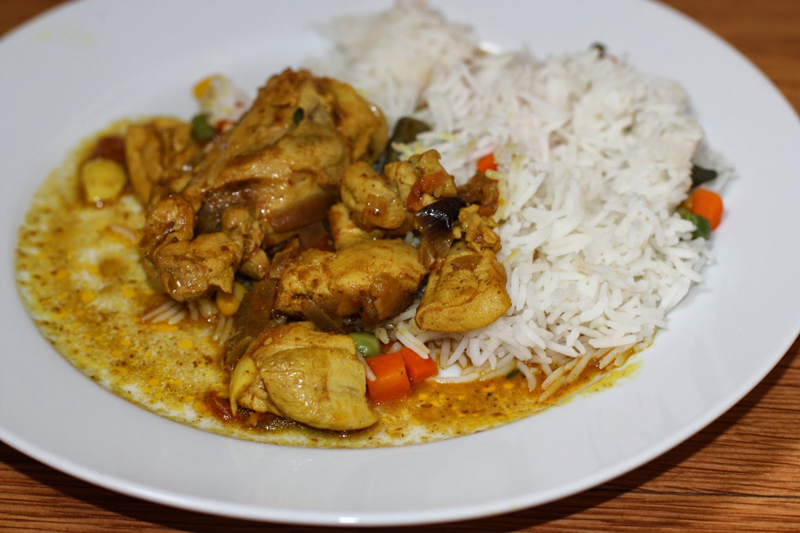 Jamaican Curry Chicken Rice And Peas Recipe