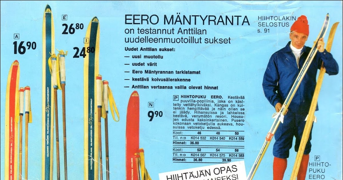70luvulta, päivää ! Eero Mäntyranta suksitestaajana