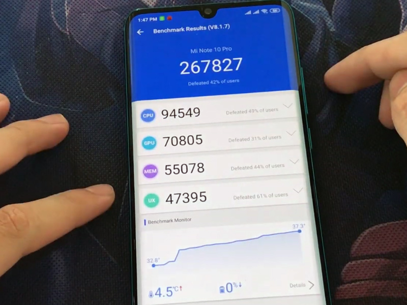 Xiaomi Note 9 Antutu Benchmark