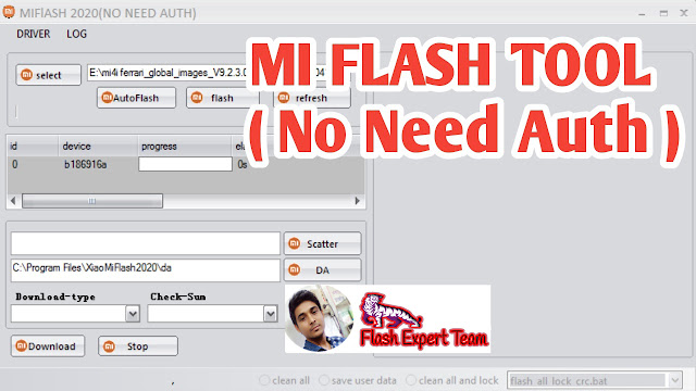 flash with mi flash tool