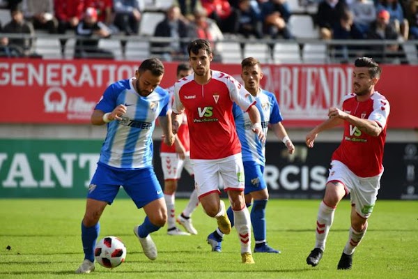 El Atlético Malagueño cae ante el Real Murcia (2-0)