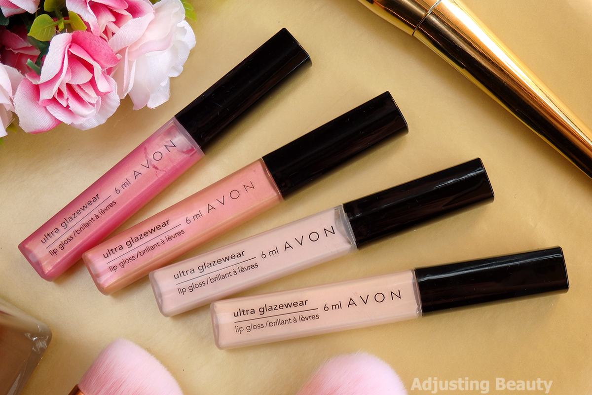 Review Avon Ultra Glazewear Lip Gloss (Pink Petal, Blushed Blossom