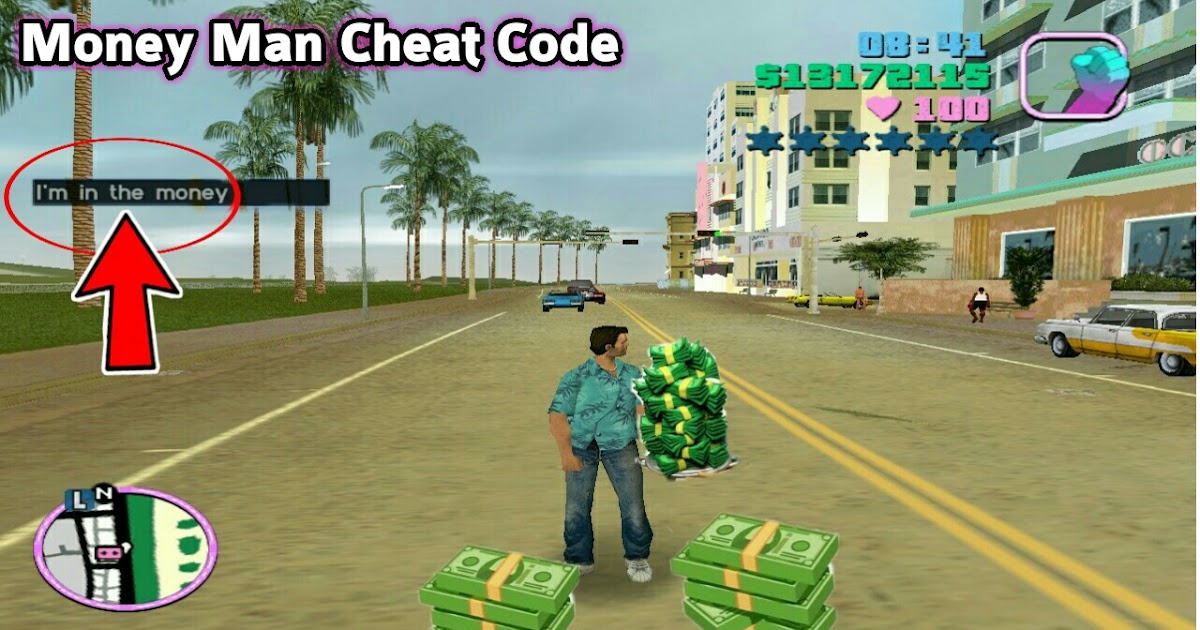 gta vice city cheat codes of money