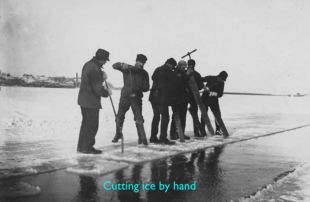 Industrial History Harvesting Ice and Iceboxes
