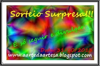 Sorteio Surpresa no Blog da Aline    31/10/2013 -