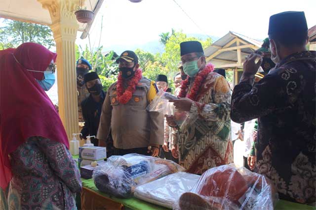 Bersama Kapolres Solok, Gusmal Tinjau Kampung Tageh Rumah Gadang Talang Babungo