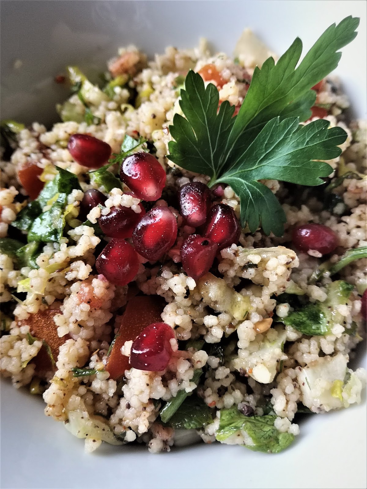 Verboten gut ⚠: Couscous ~ Salat mit Granatapfel