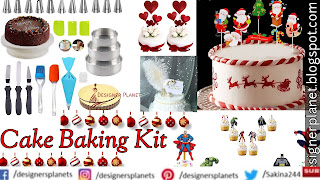 Cake Baking Kit tool and topper Amazon Designerplanet