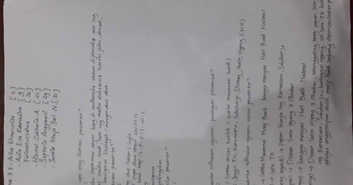 Teks Pawarta Basa Jawa Jogja Tv Berbagai Teks Penting