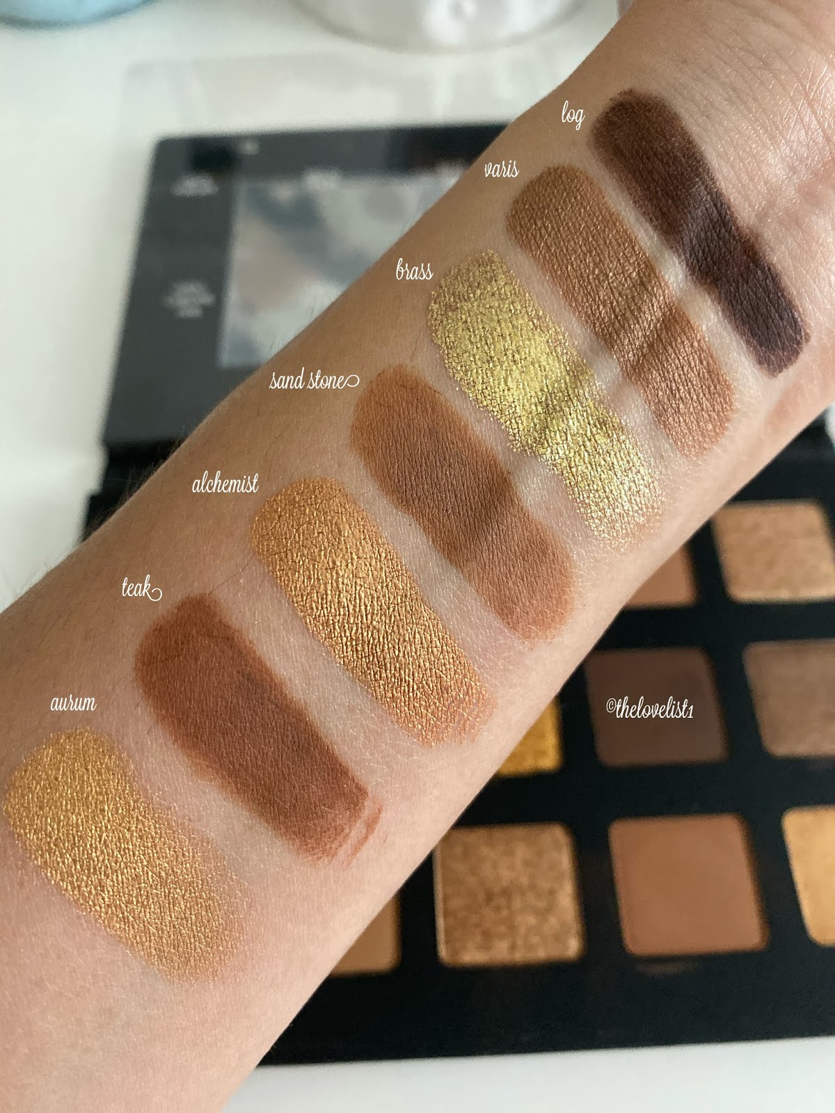 Product Review Natasha Denona Gold Eyeshadow Palette