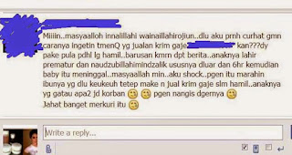 Melahirkan bayi prematur cacat