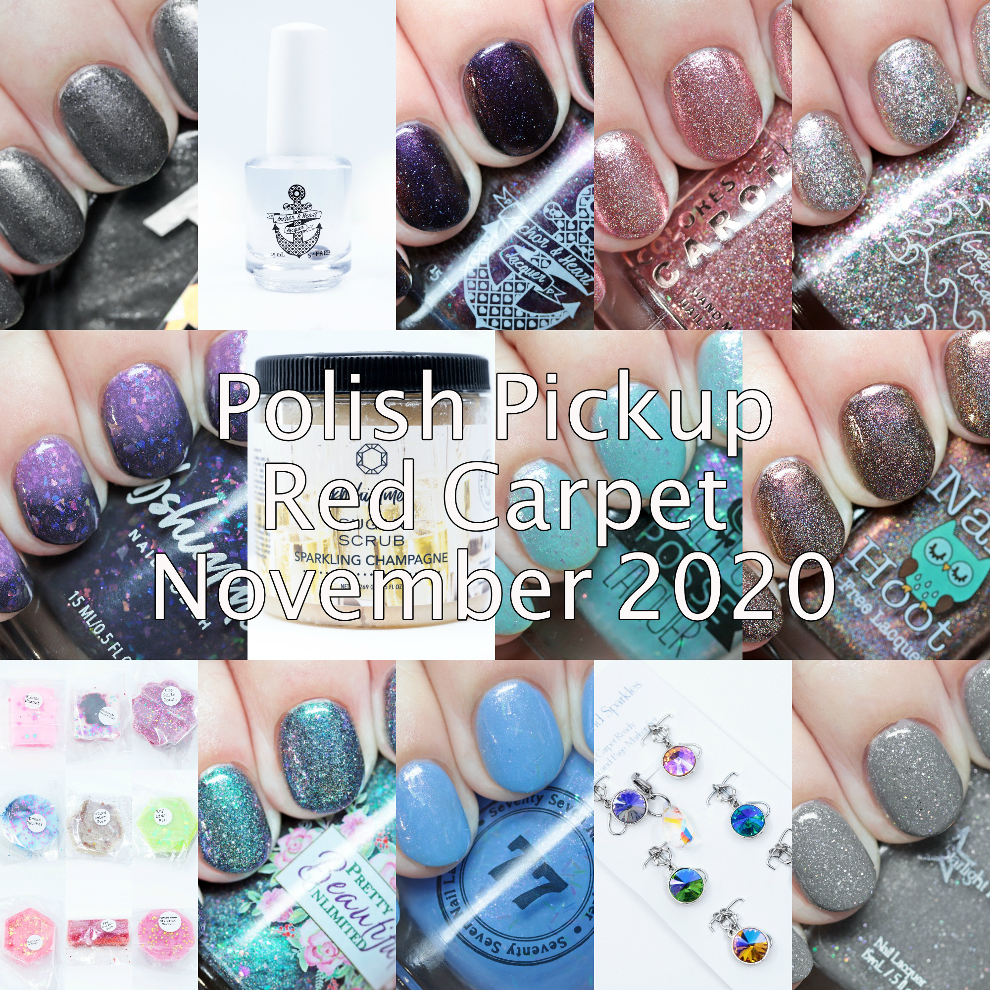 The Polished Hippy: Polish Pickup Red Carpet November 2020 Swatches and  Review