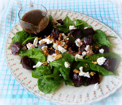 Beetroot, Goat's Cheese & Toasted Walnut Salad