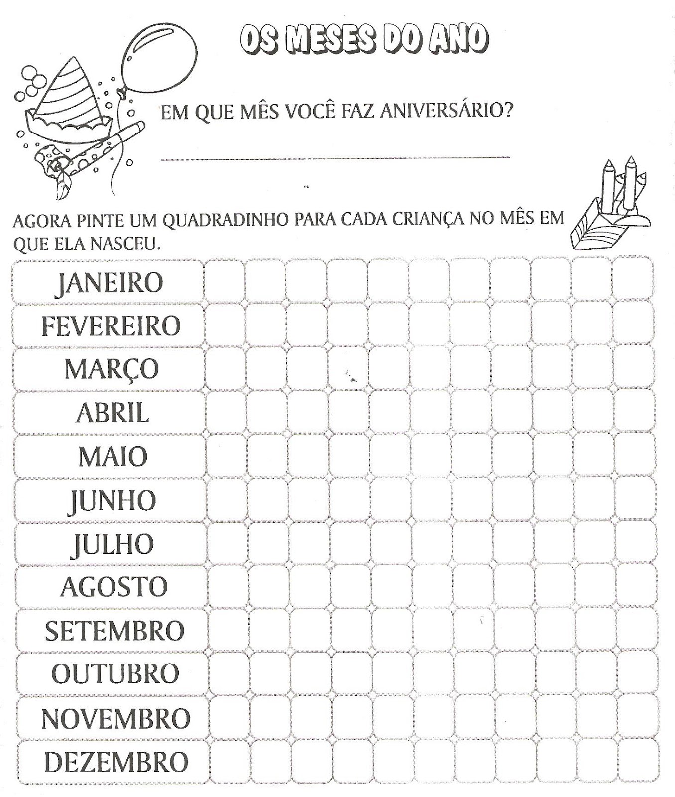 Cantinho de Atividades Escolares Profª Alexandra Calendário Cantinho de Atividades Escolares Profª Alexandra Calendário