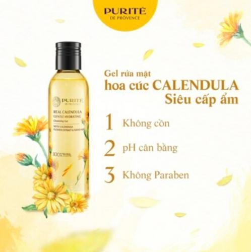 Gel Rửa Mặt Purité Dưỡng Ẩm Hoa Cúc