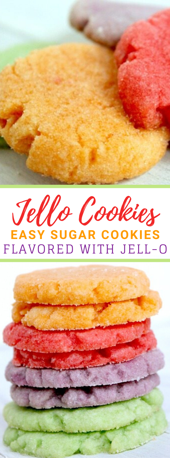 JELLO COOKIES RECIPE #desserts #kidfriendly JELLO COOKIES RECIPE #desserts #kidfriendly