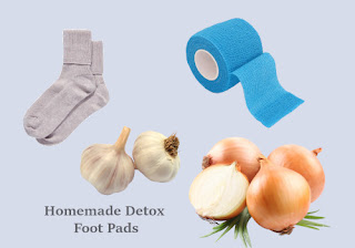 Homemade Detox Foot Pads