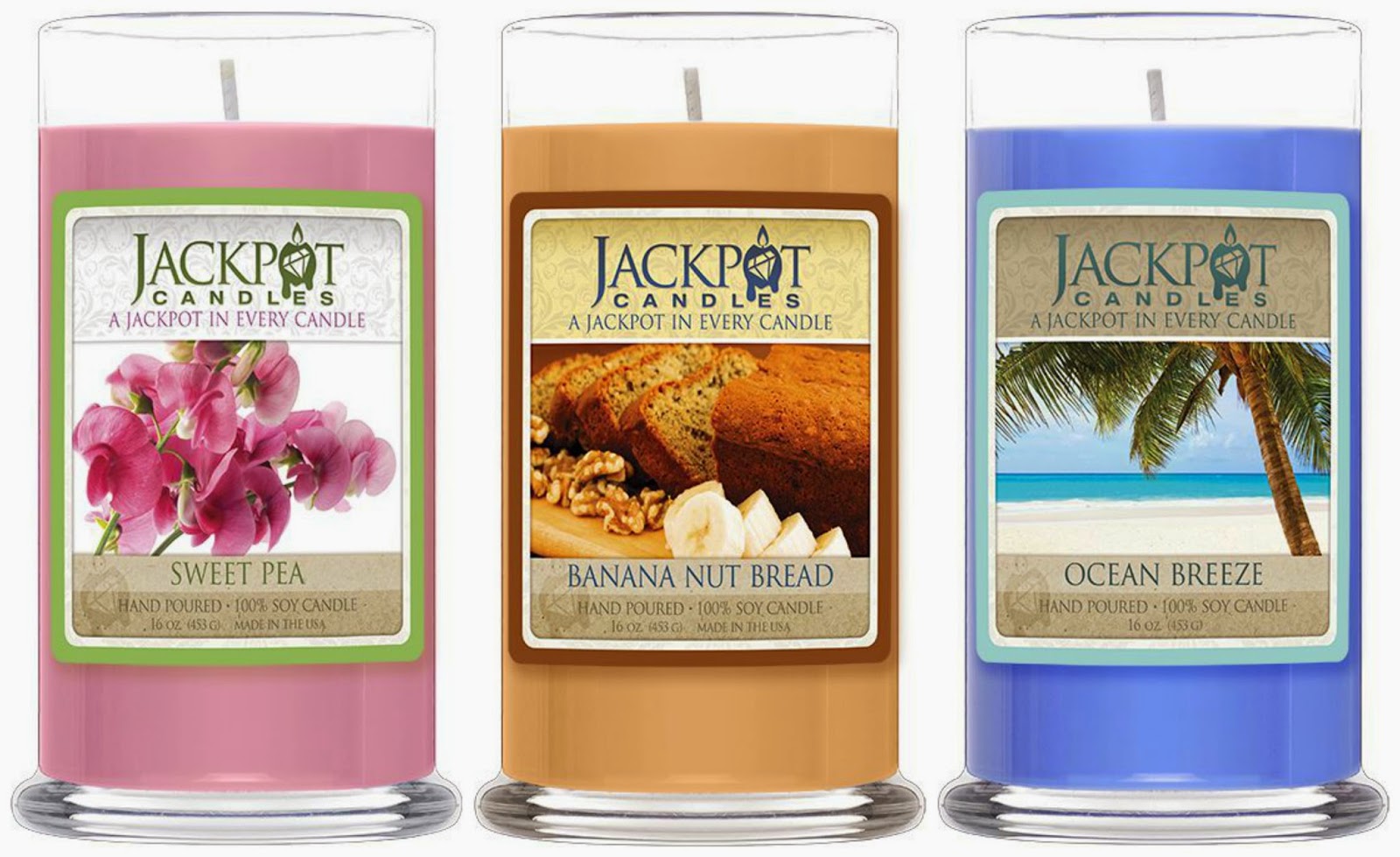 Susan's Disney Family Jackpot Candles, Natural Soy candles with a