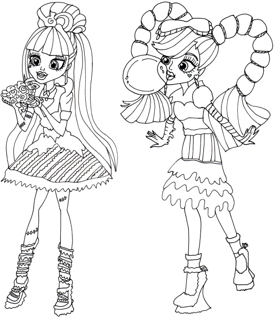 baby ghoulia coloring pages - photo #31