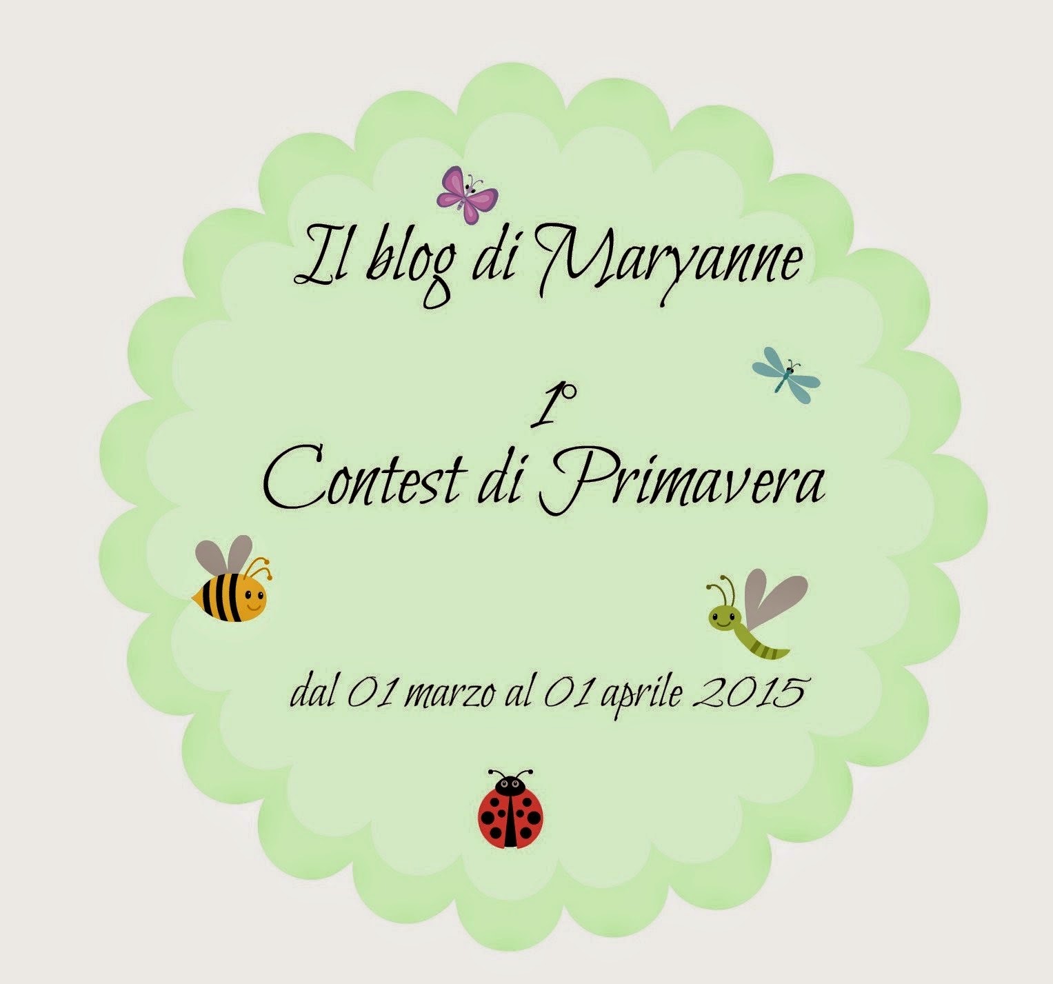 Partecipo al Contest di primavera di Sara