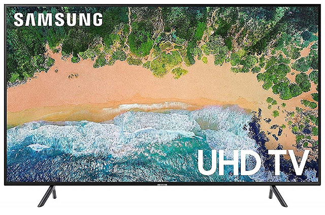 Samsung 139 cm (55 Inches) 4K Ultra HD LED Smart TV UA55NU7090KXXL (Black) (2019 model)