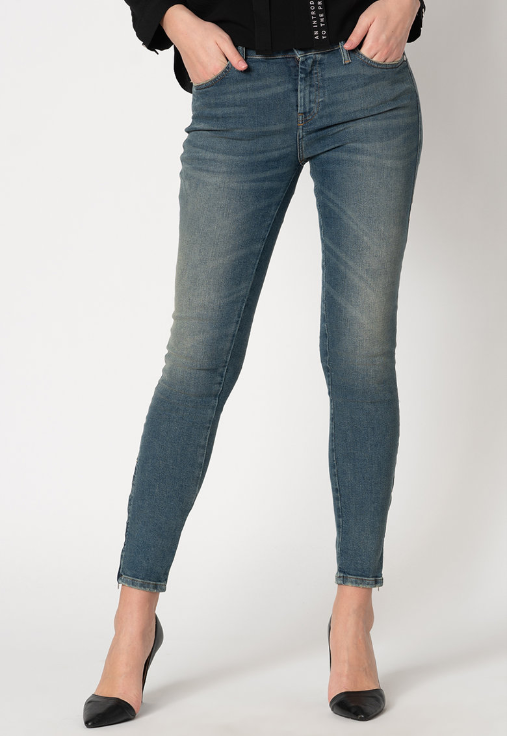Blugi dama Diesel originali albastri super skinny Slandy