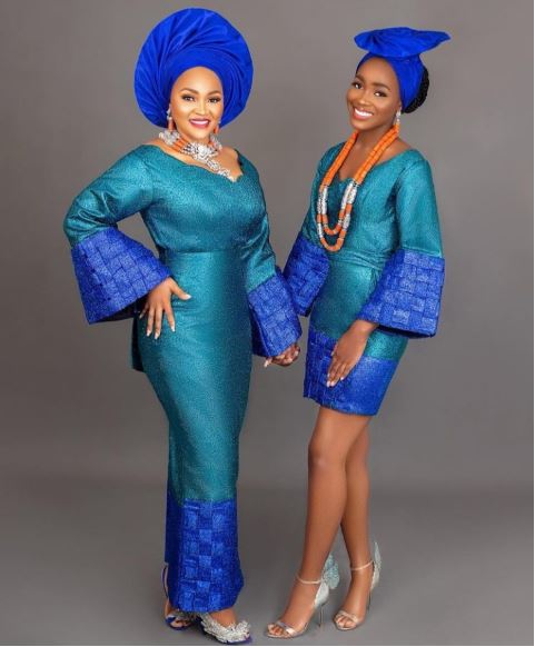 Mercy Aigbe And Her First Daughter