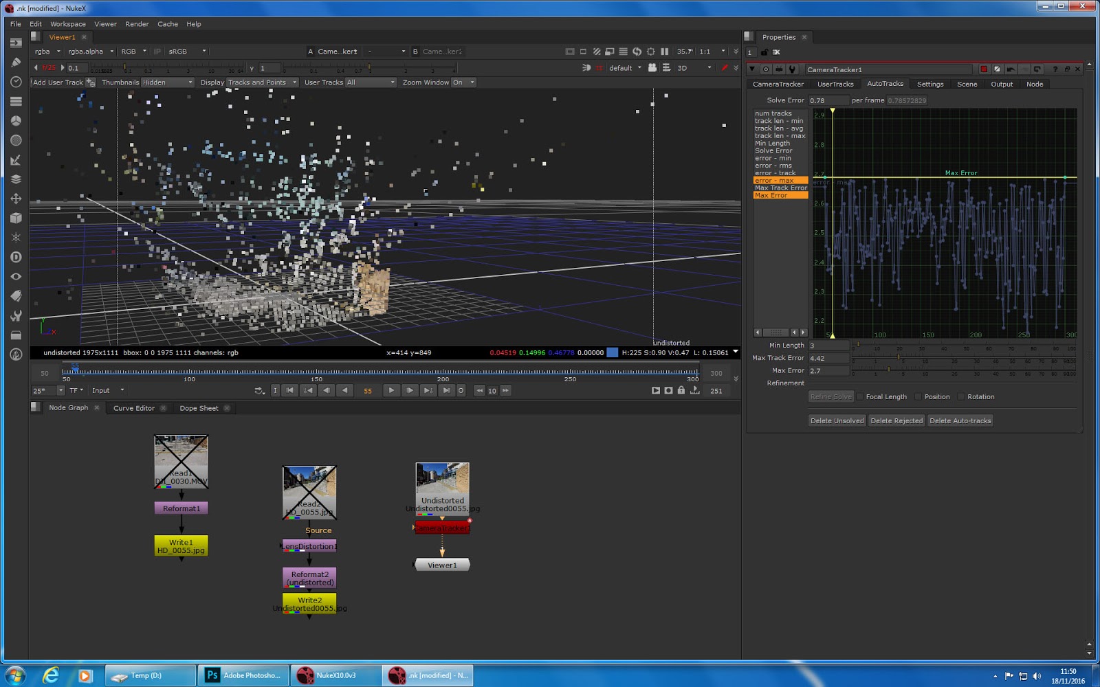 animatedcreativeandreamcswan Nuke X camera tracking