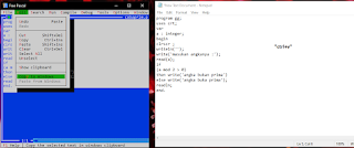 Cara copy paste dengan mudah program pascal ke notepad