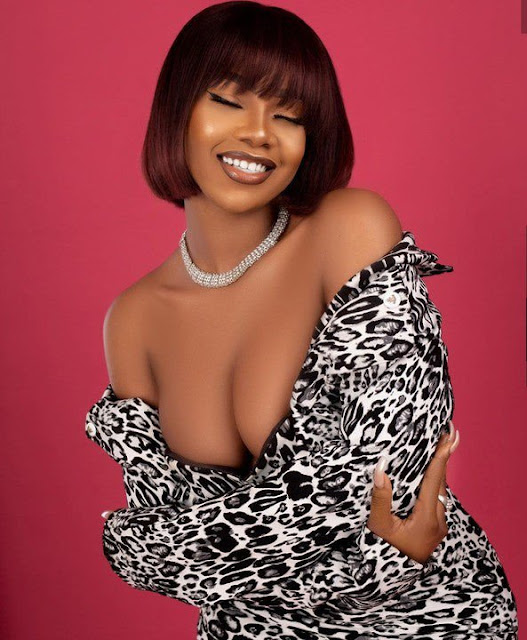 Tacha shares pictures from her 24th birthday shoot, flaunts massive cleavage