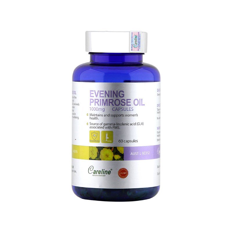 Careline Tinh dầu hoa anh thảo Careline Evening Primrose Oil 1000mg 60 viên. 5 02 Careline Tinh dau hoa anh thao Careline Evening Primrose Oil 1000mg 60 vien